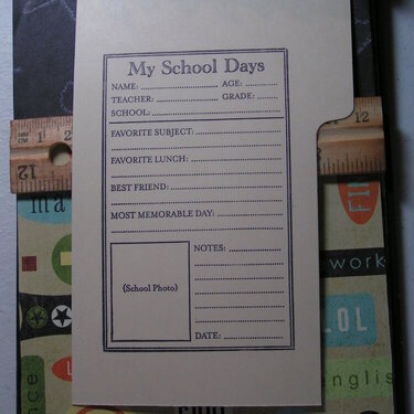 &quot;School Days&quot; and &quot;Back 2 School&quot; Class Samples PAGE 10 with flaps down