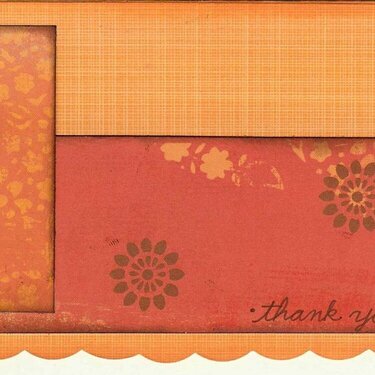 Thank you card