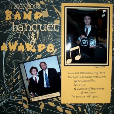 Band Banquet 2007-2008