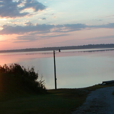 Sunrise on Indian Lake