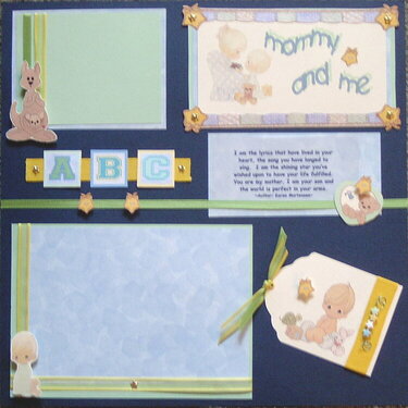 12x12 Baby layout - Mommy and Me