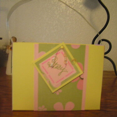 Gift Purse made with Cardstock, and B&amp;amp;T Papers