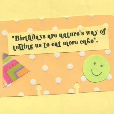 Birthday Quote Card
