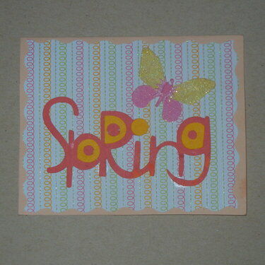 Spring card