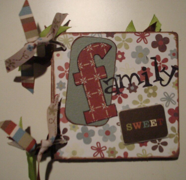 family chipboard album