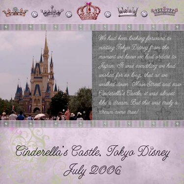 Cinderella&#039;s Castle, Tokyo Disney