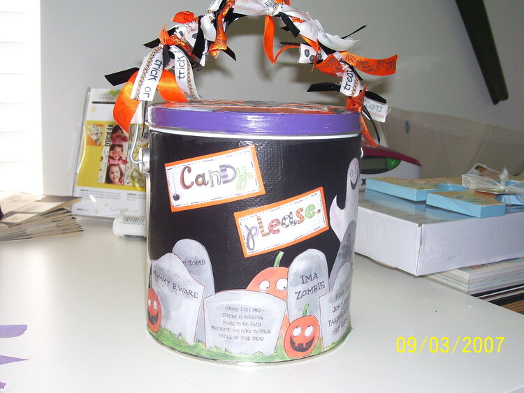 Trick or Treat Paint Can