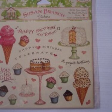 Susan Branch Birthday Treats Stickers