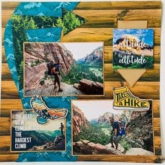 Reminisce Mountains Calling Collection 12x12 Layout