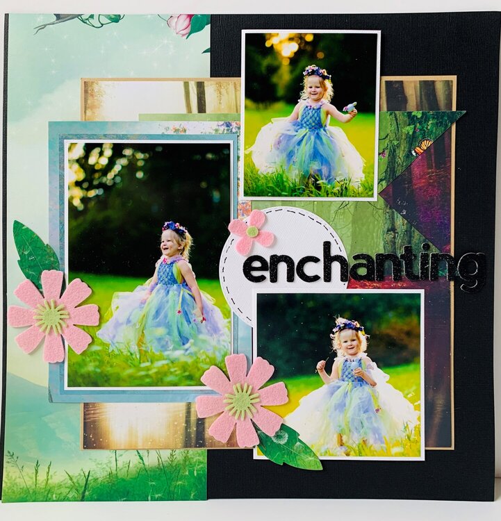 Reminisce Enchanted Forest Collection 12x12 Layout