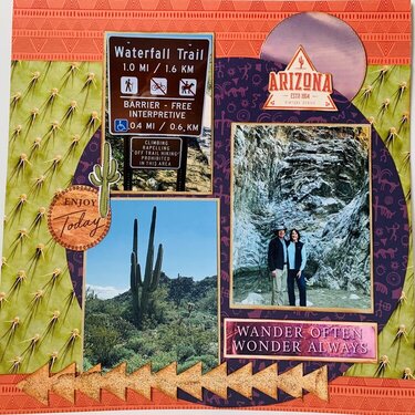 Reminisce Desert Landscape 12x12 Layout