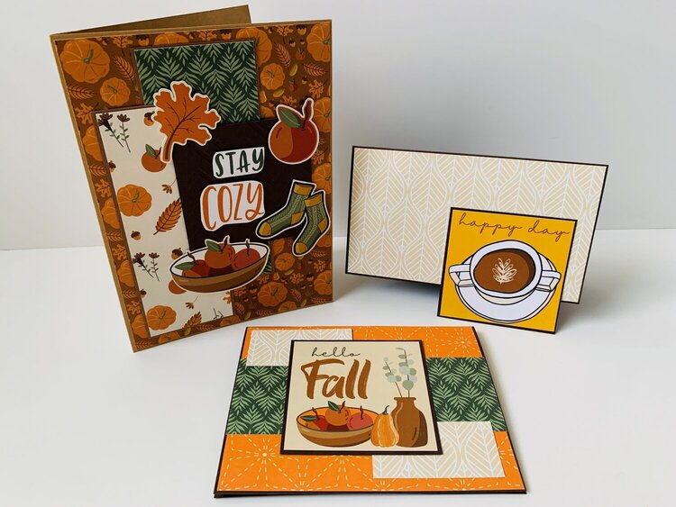 Reminisce Cozy Fall Collection Cards