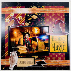 Reminisce Wizards 3.0 Scrapbook Collection Layout