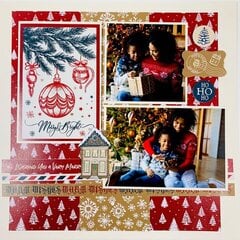 Reminisce Holiday Cheer Layout