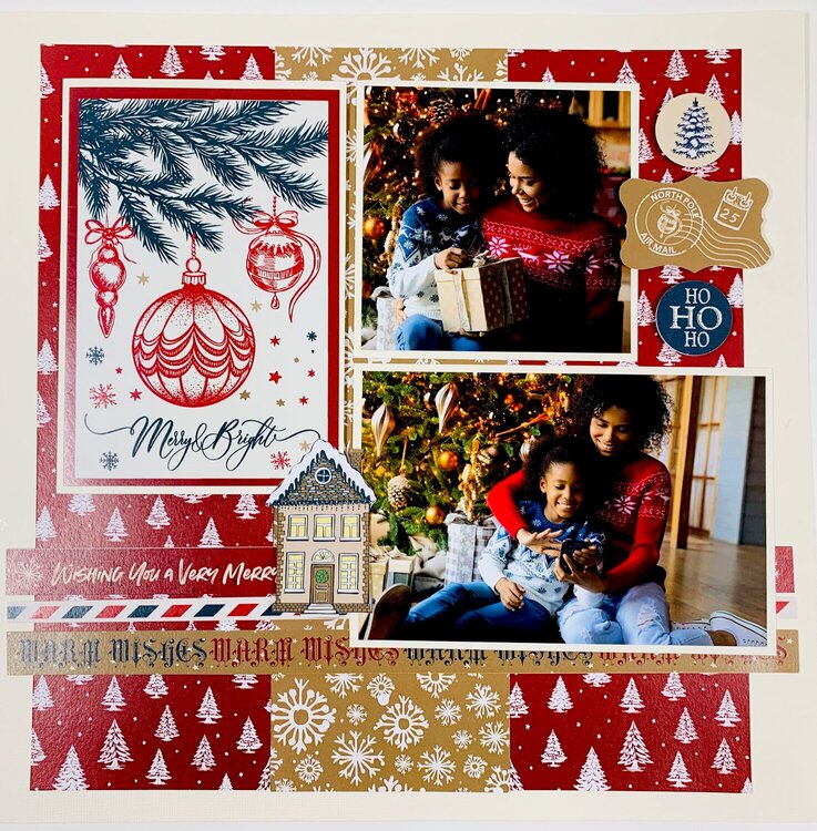 Reminisce Holiday Cheer Layout