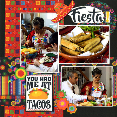 Mexican Fiesta 12x12 Layout
