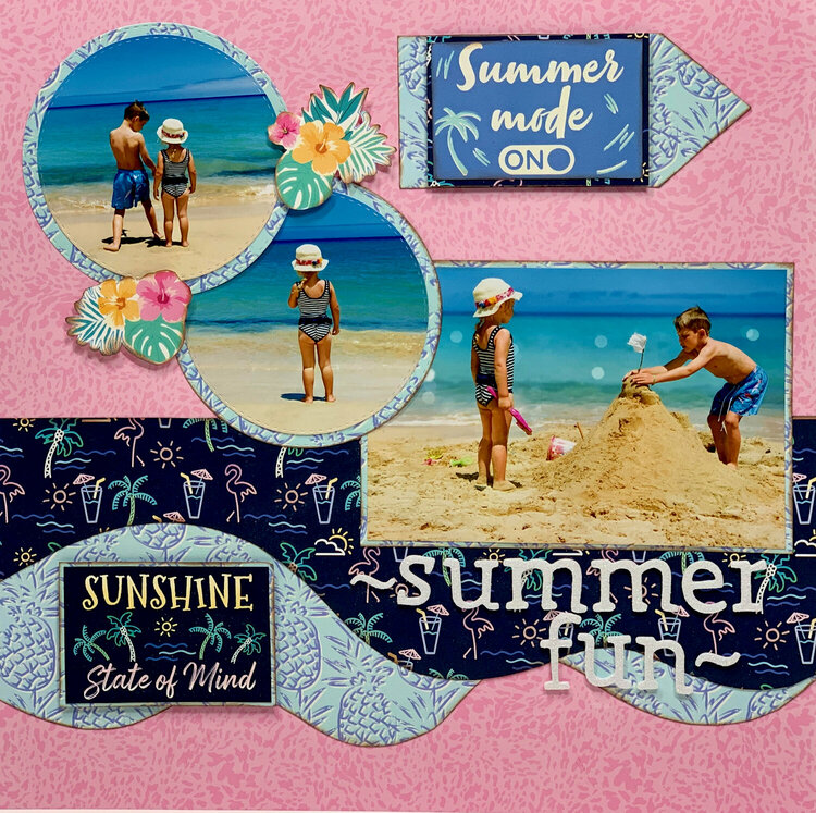 Reminisce Officially Summer 12x12 Layout