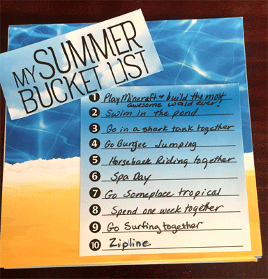 My Summer Bucket List!