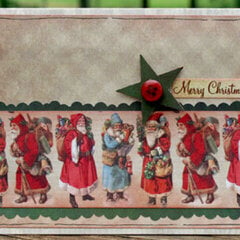 Reminisce Here Comes Santa Card