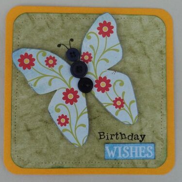 Butterfly B-day Card