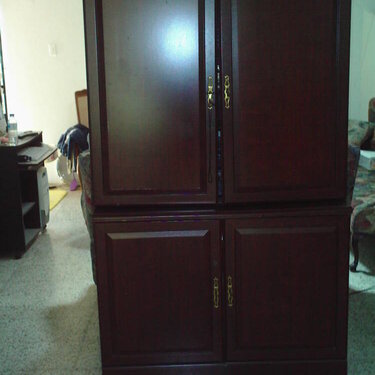 my scrapbooking armoire