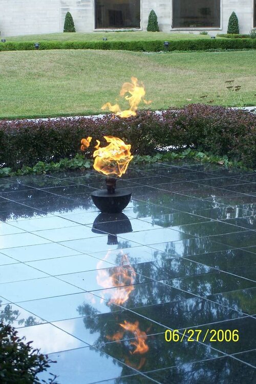 Freedom Flame at Truman Library