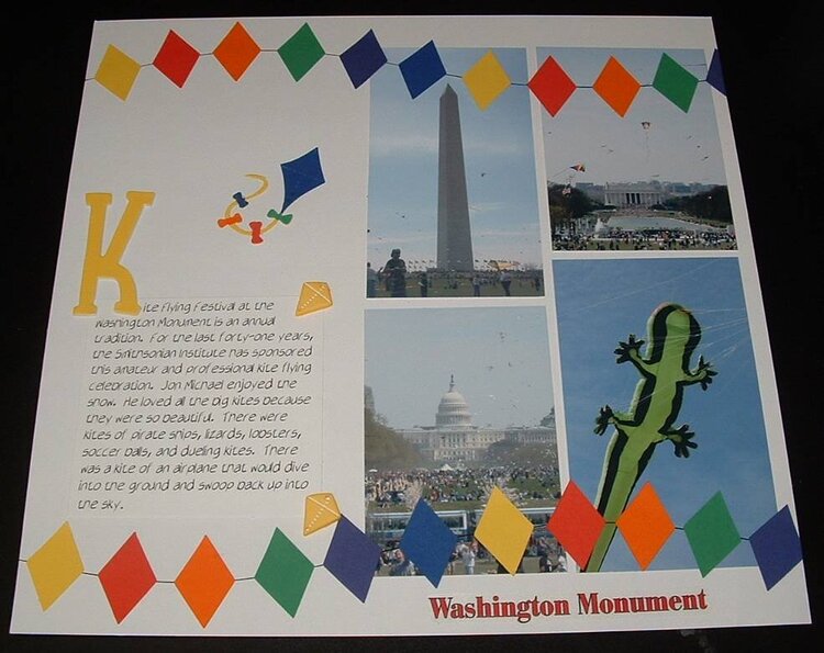Kite Flying at the Washington Monument