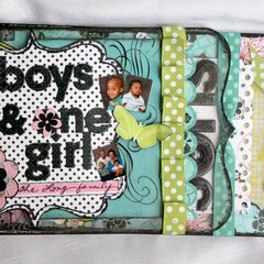 3 Boys and 1 Girl Acrylic Mini~BoBunny Guest Designer Projects