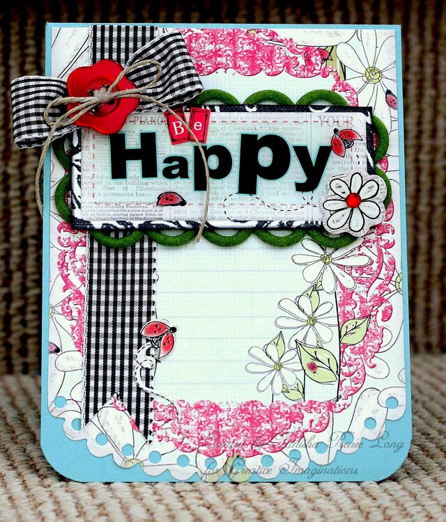 Be Happy Card *Creative Imaginations*