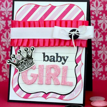 Baby Girl Card *Cheery Lynn Designs*