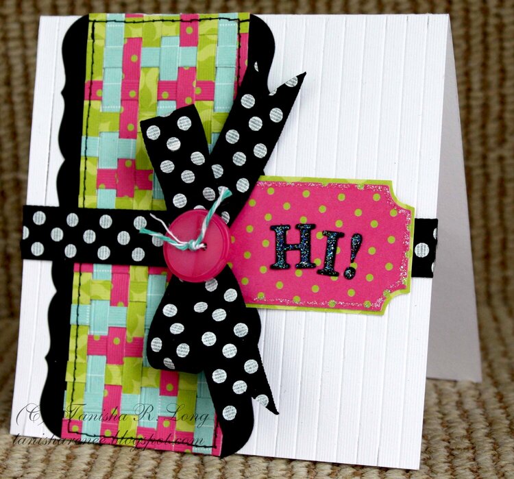 Hi Card *Cheery Lynn Designs*