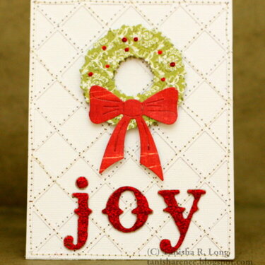 Joy Wreath Card