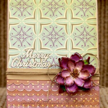 Merry Christmas Card *gonescrapbooking/examiner*