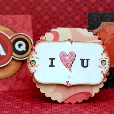 Mini Valentine&#039;s Day Card *Cheery Lynn Designs*