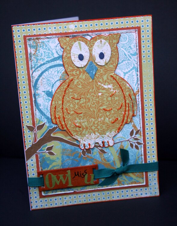 Owl Miss U Card