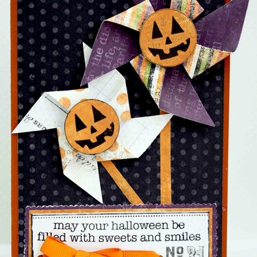 Pumpkin Pinwheels Card