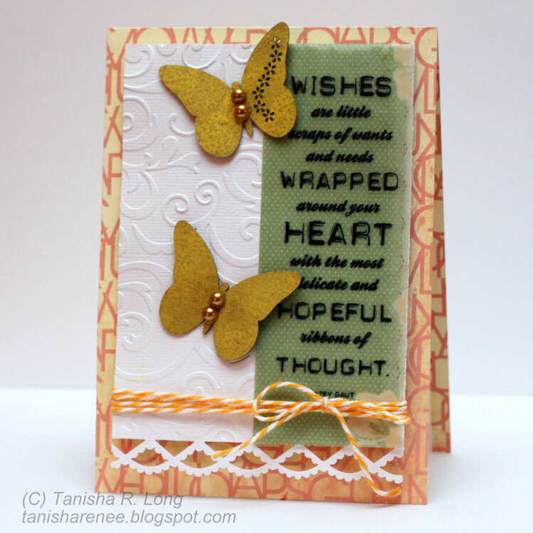 Butterfly Wishes Card *Quick Quotes*