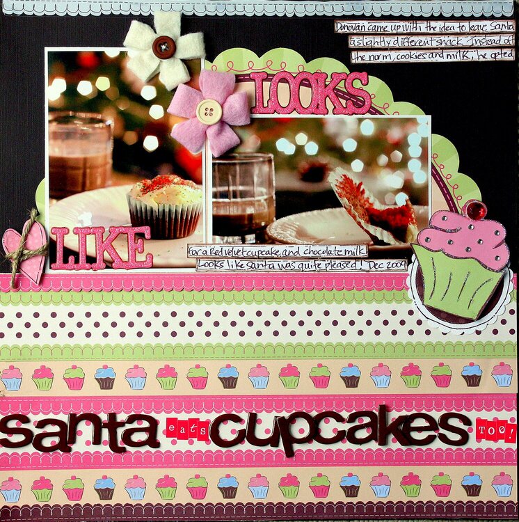 Santa Eats Cupcakes, Too! *My Little Shoebox*