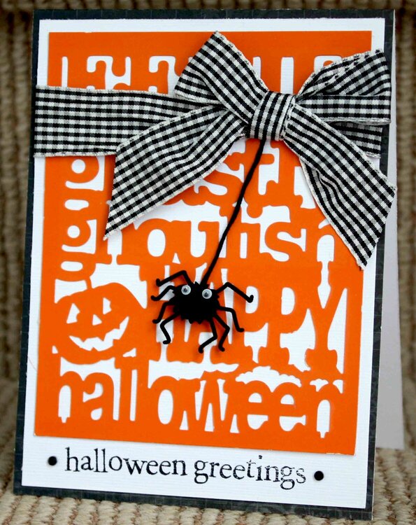 Halloween Greetings Card