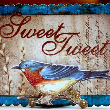 Sweet Tweet ATC *Creative Imaginations*