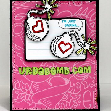 URDABOMB.COM Card *Creative Imaginations*