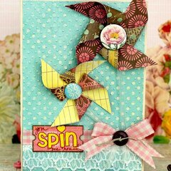 You Spin Me 'Round Card *Pink Paislee Featured Designer*