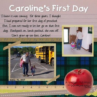 Caroline&#039;s First Day