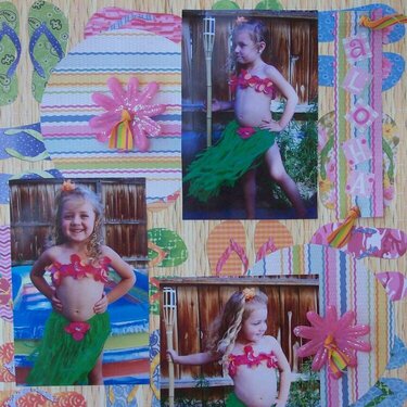 Our little hula girl
