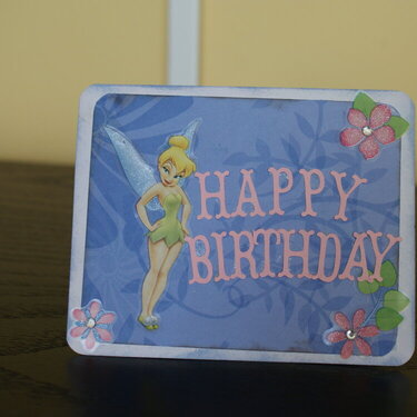 Front of Tinkerbell Card