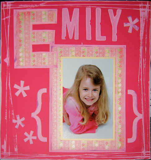 Emily - paint &amp;amp; chipboard