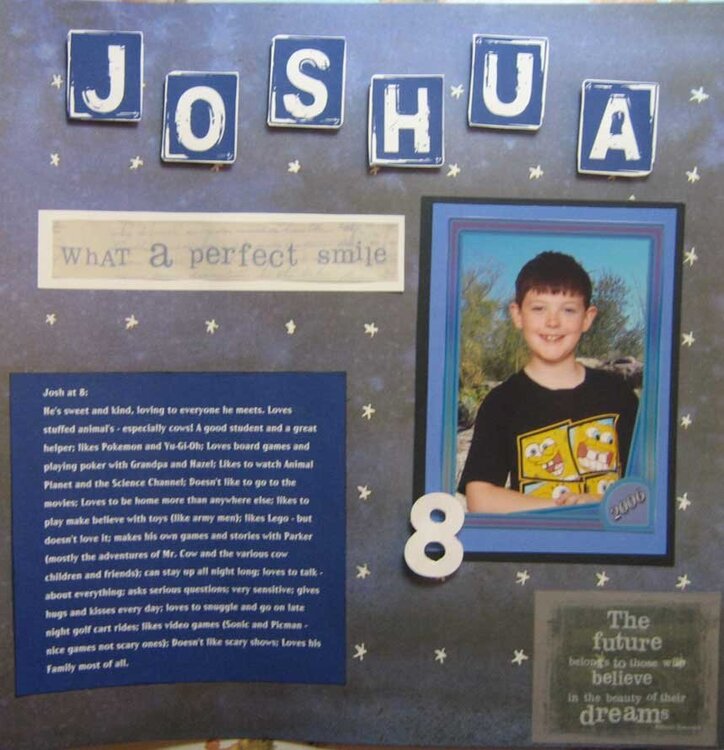 Joshua 8 year old