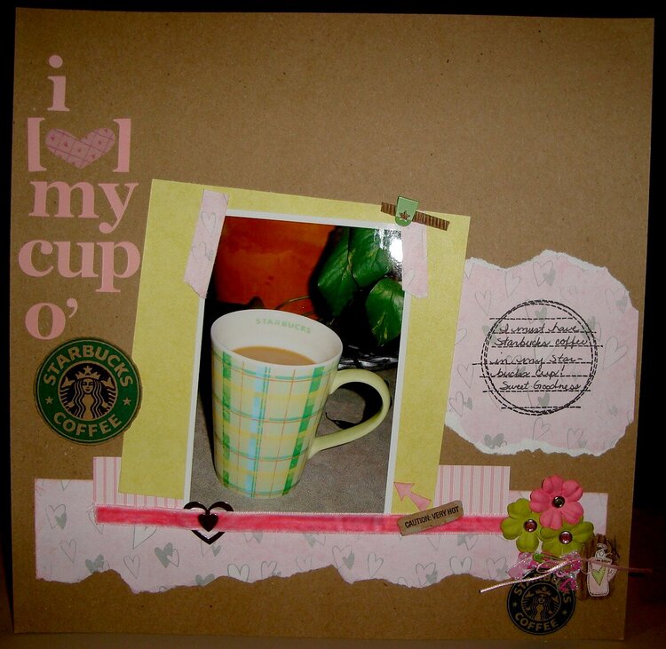 I [heart] my cup o&#039; starbucks coffee