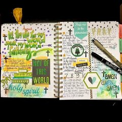 Faith Planner pages by Karen Hunter