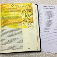 Bible Journaling  - Let Your Light Shine